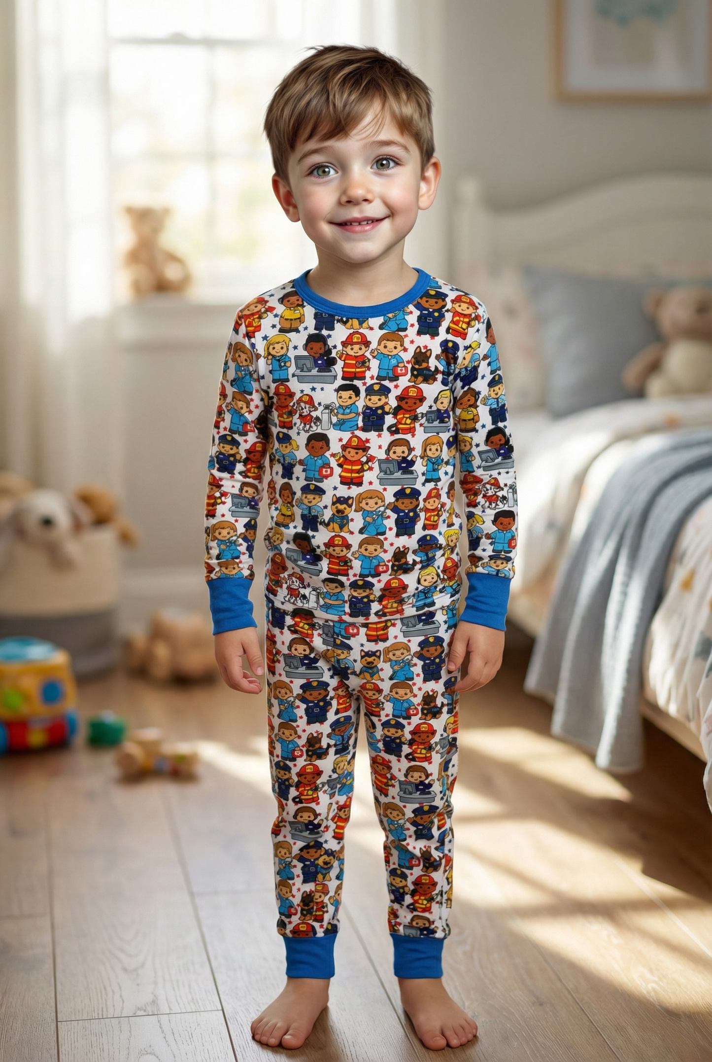 “Little Town Heroes” Two Piece Comfy Cozies