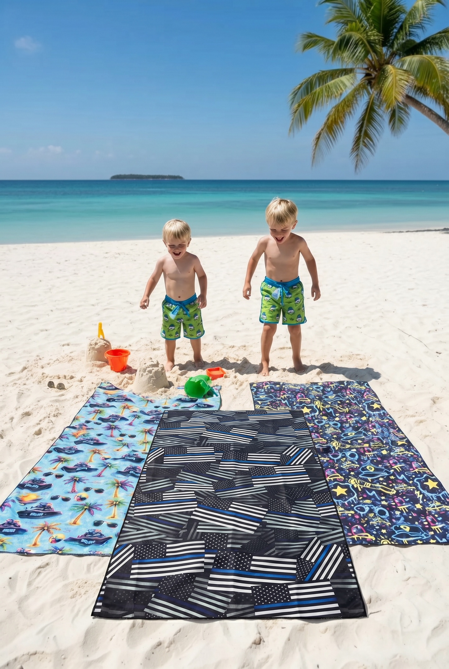 Oversized Microfiber Beach Towel - Choose Design