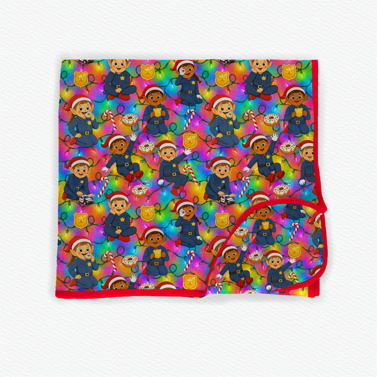 Elf Squad 60x60" Double Layered Bamboo Blanket PREORDER