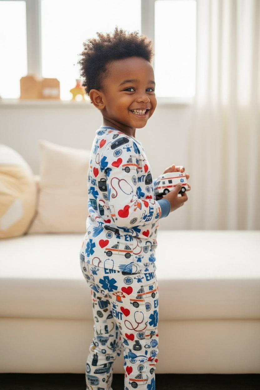 "EMT On Duty" Two-Piece Comfy Cozies