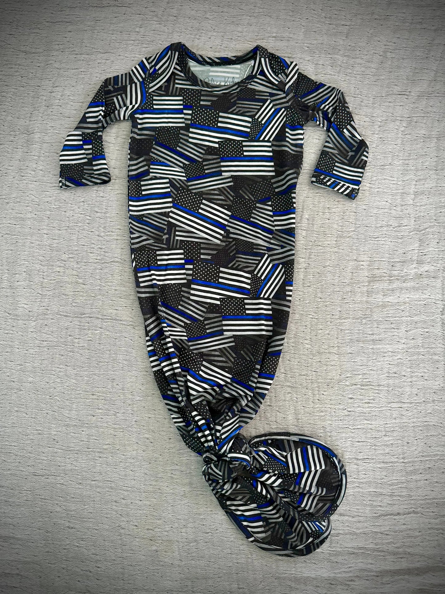 TBL Flags Knotted Gown