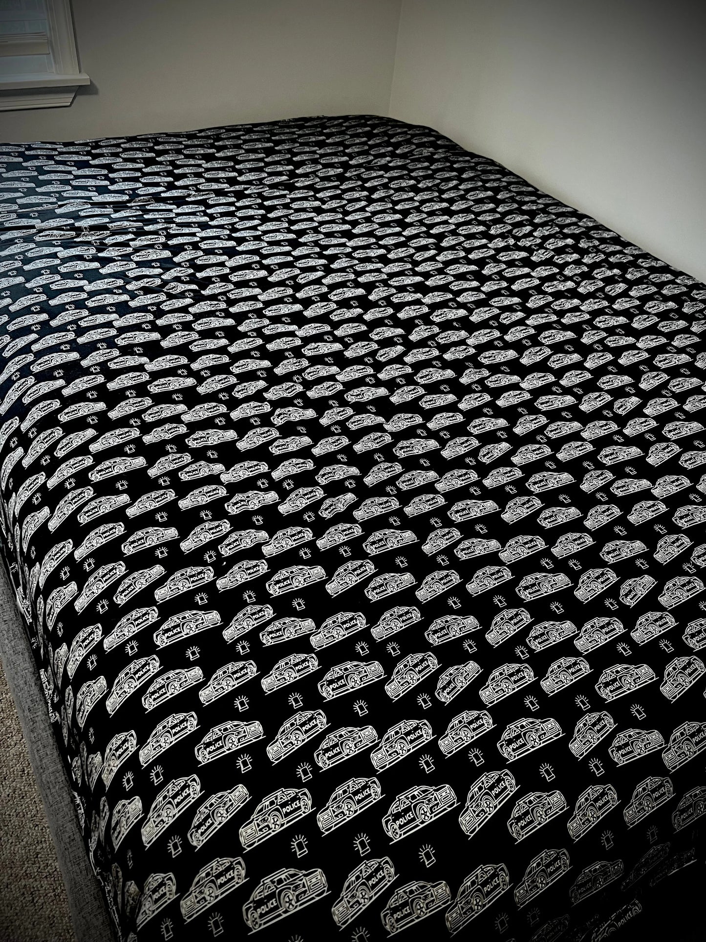 “Midnight Shift” Twin/Full Bed Sheet
