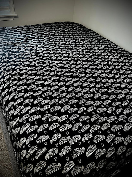 “Midnight Shift” Twin/Full Bed Sheet
