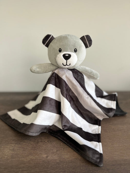 Thin Silver Bear Lovey