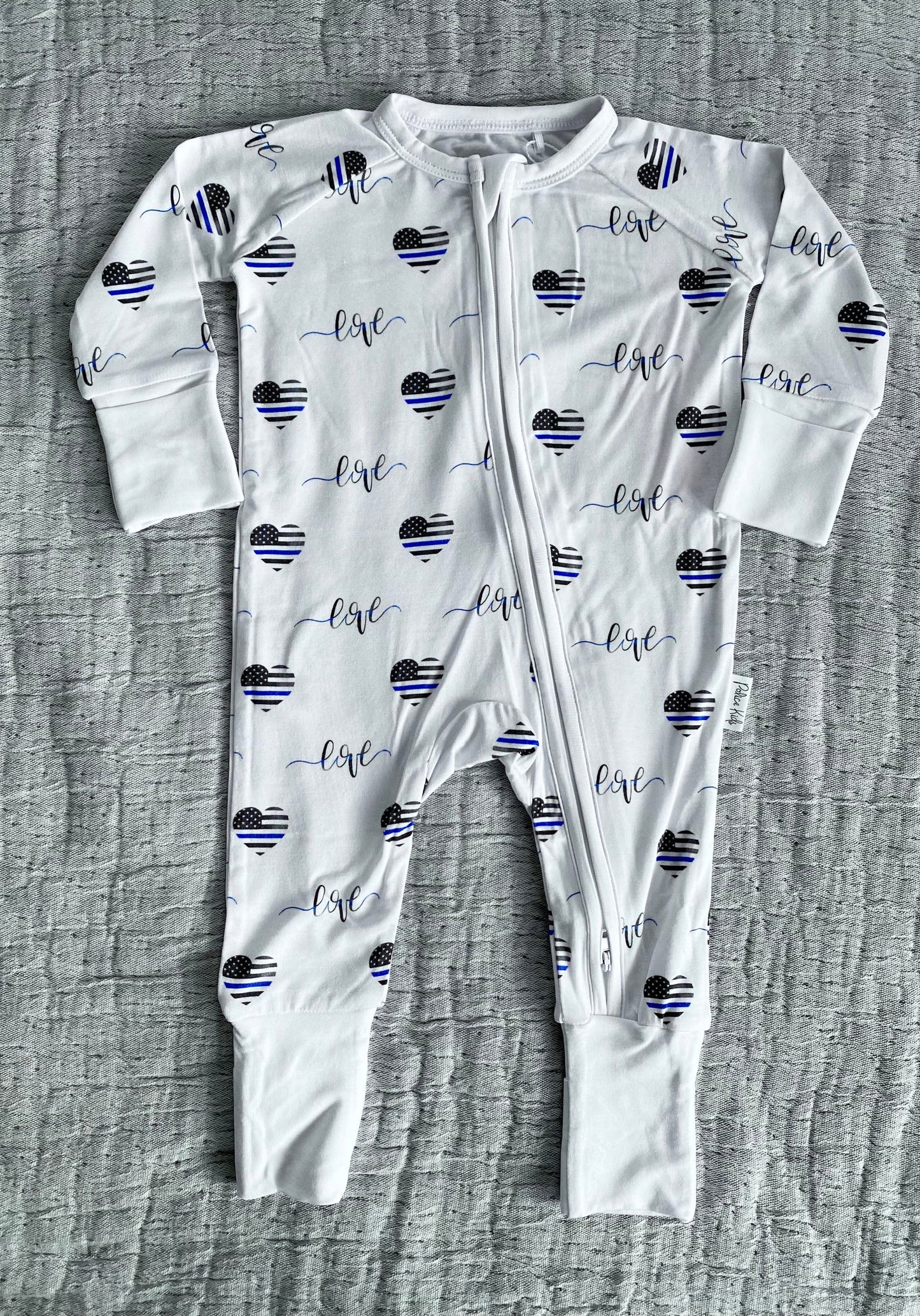 Thin Blue Love Comfy Cozies Zip-Up