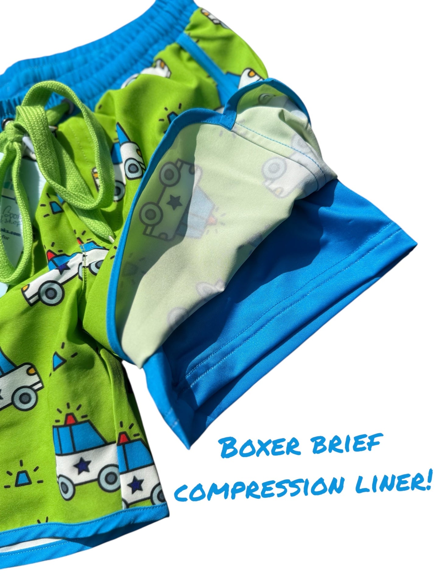 “Ride Along” Swim Trunks