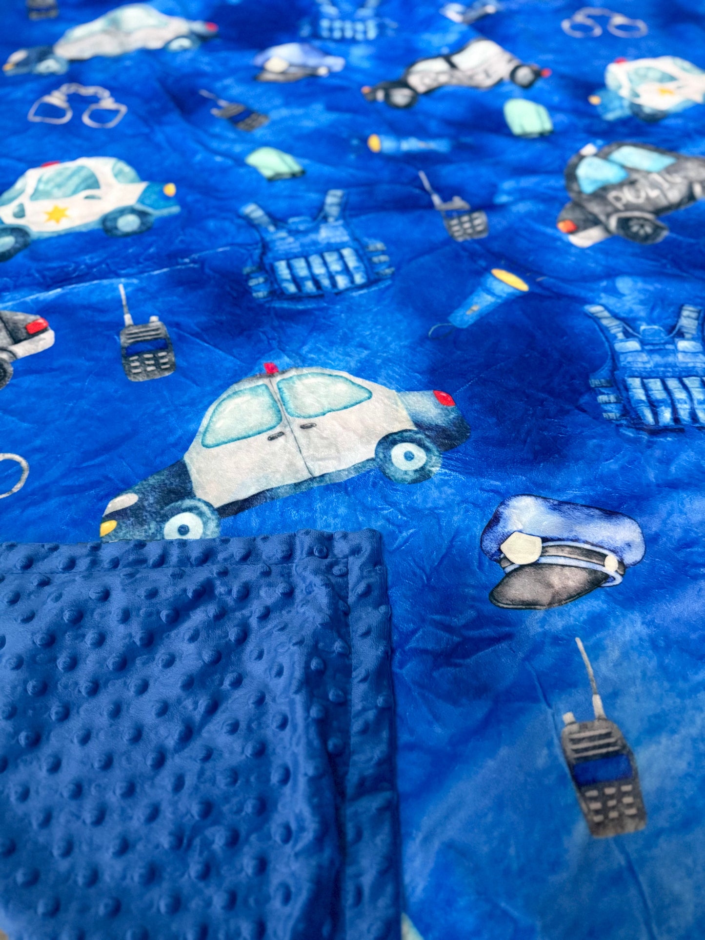 “Ready for Duty” 60x60” Minky Blanket