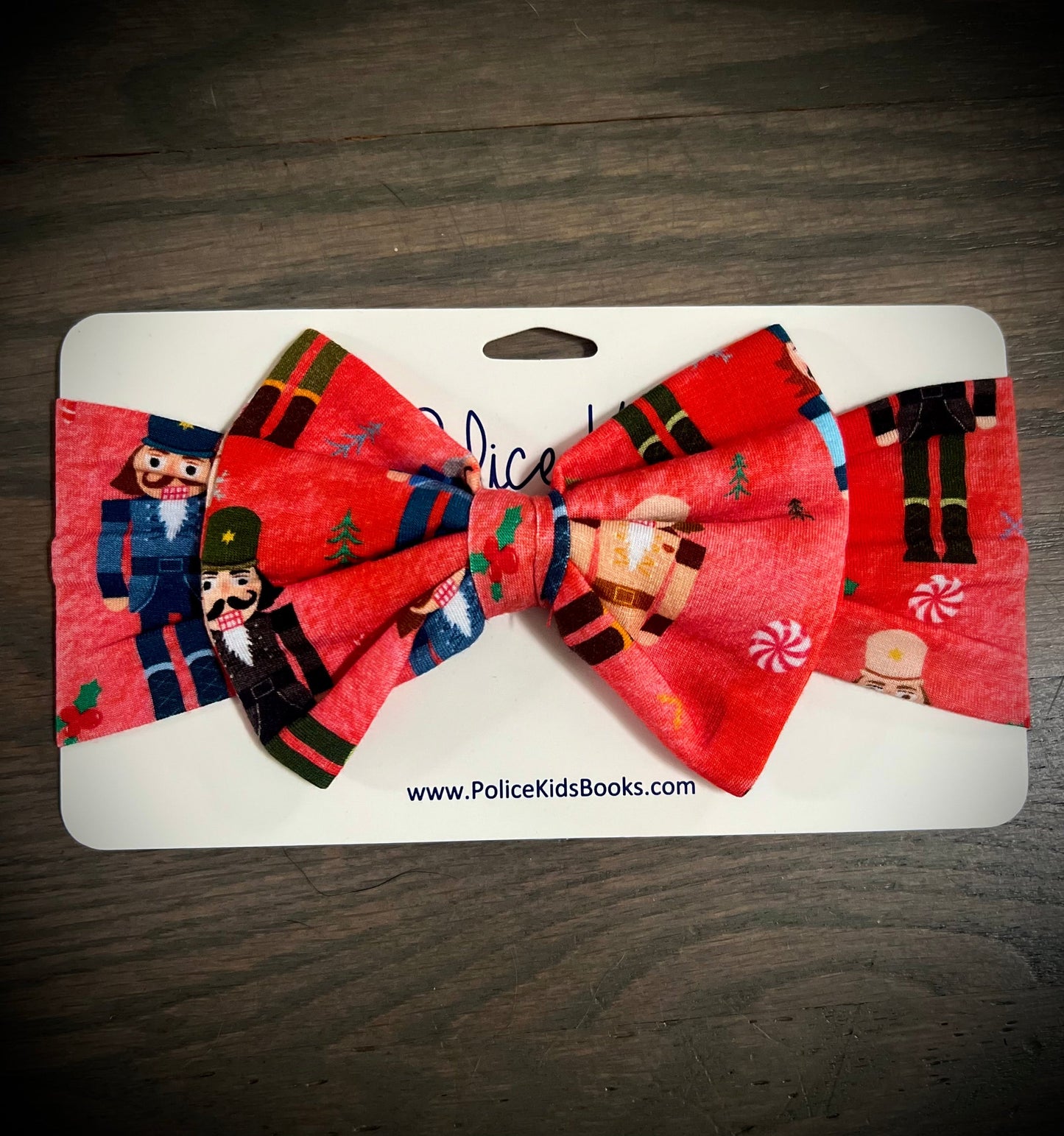 “Nutcracker Patrol” Deluxe Bow Headband