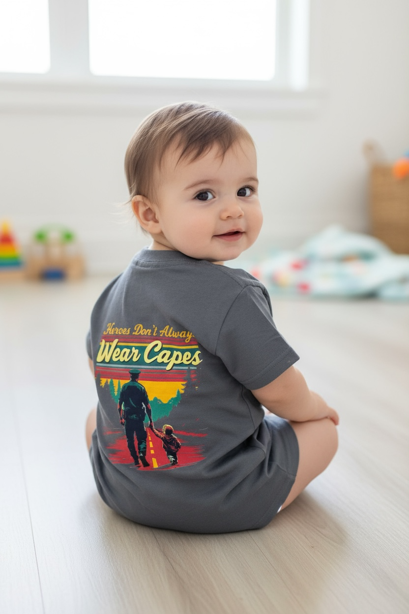 “Heroes Don’t Always Wear Capes” T-Shirt