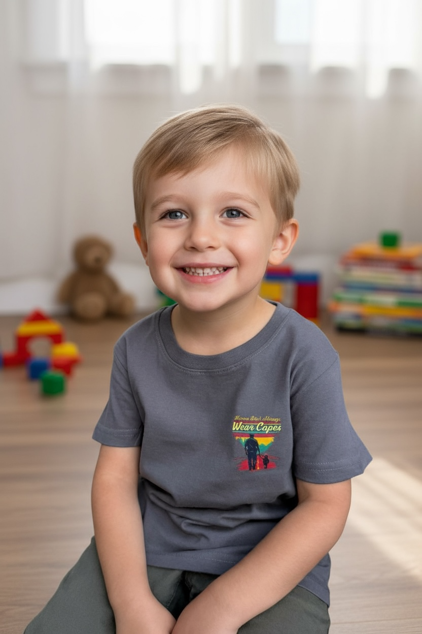 “Heroes Don’t Always Wear Capes” T-Shirt