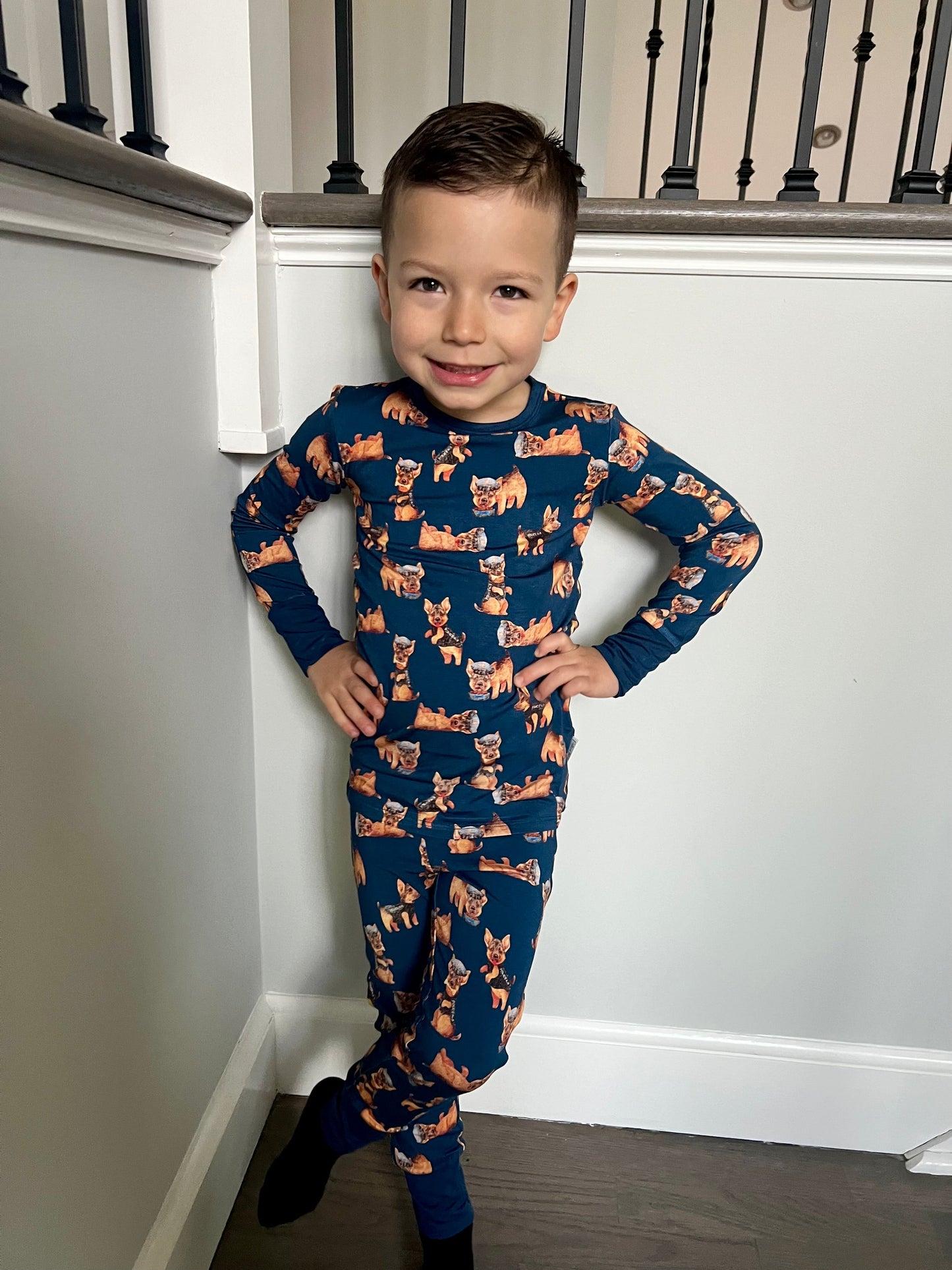 “K9 Rookie Pups” Comfy Cozies Two-Piece