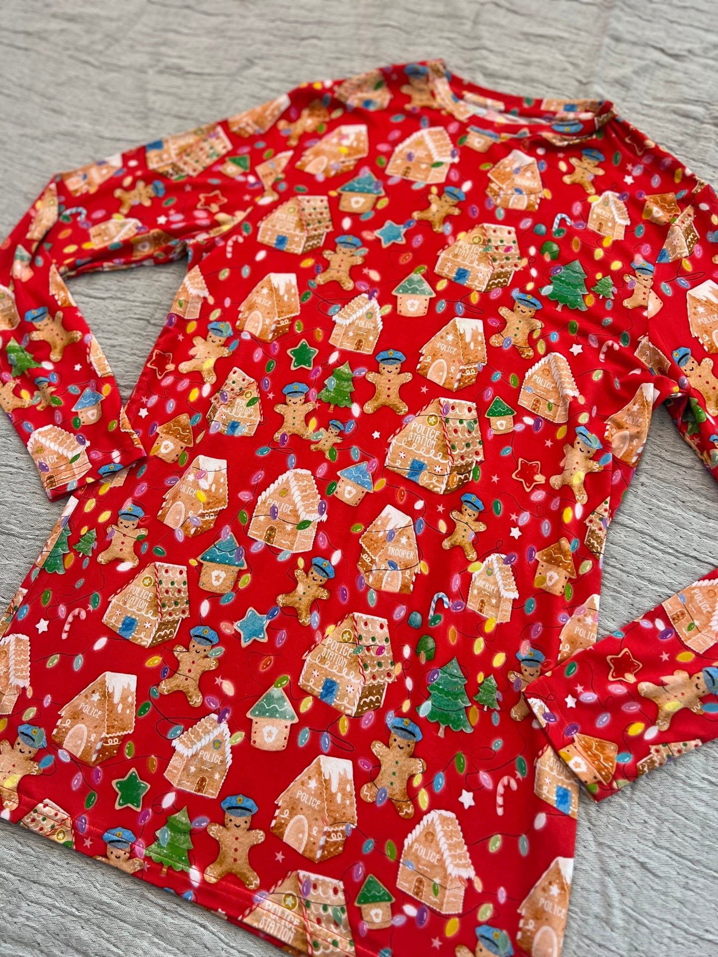 “Gingerbread Dept” Unisex Adult Long Sleeve Top