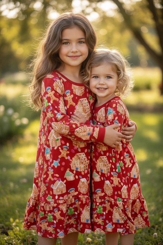 “Gingerbread Dept” Lounge Gown