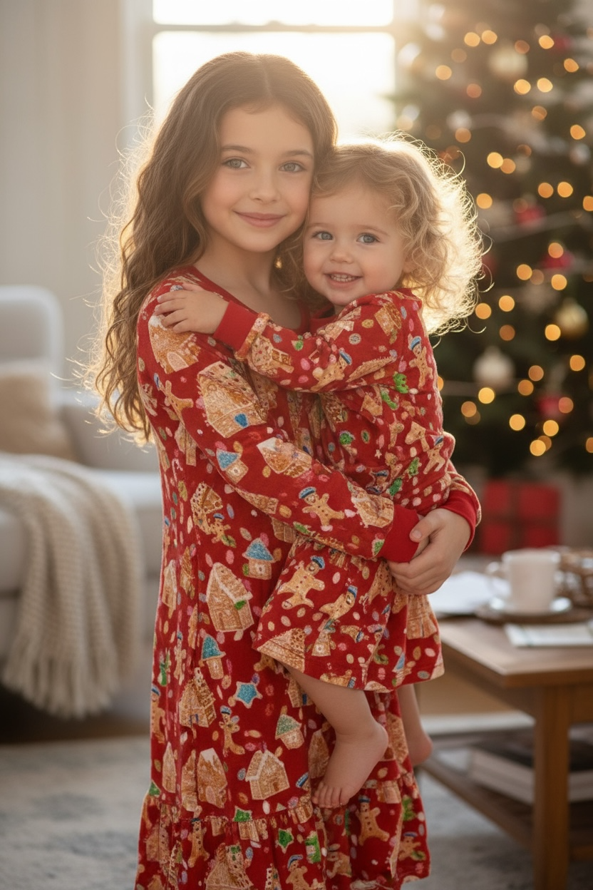 “Gingerbread Dept” Lounge Gown