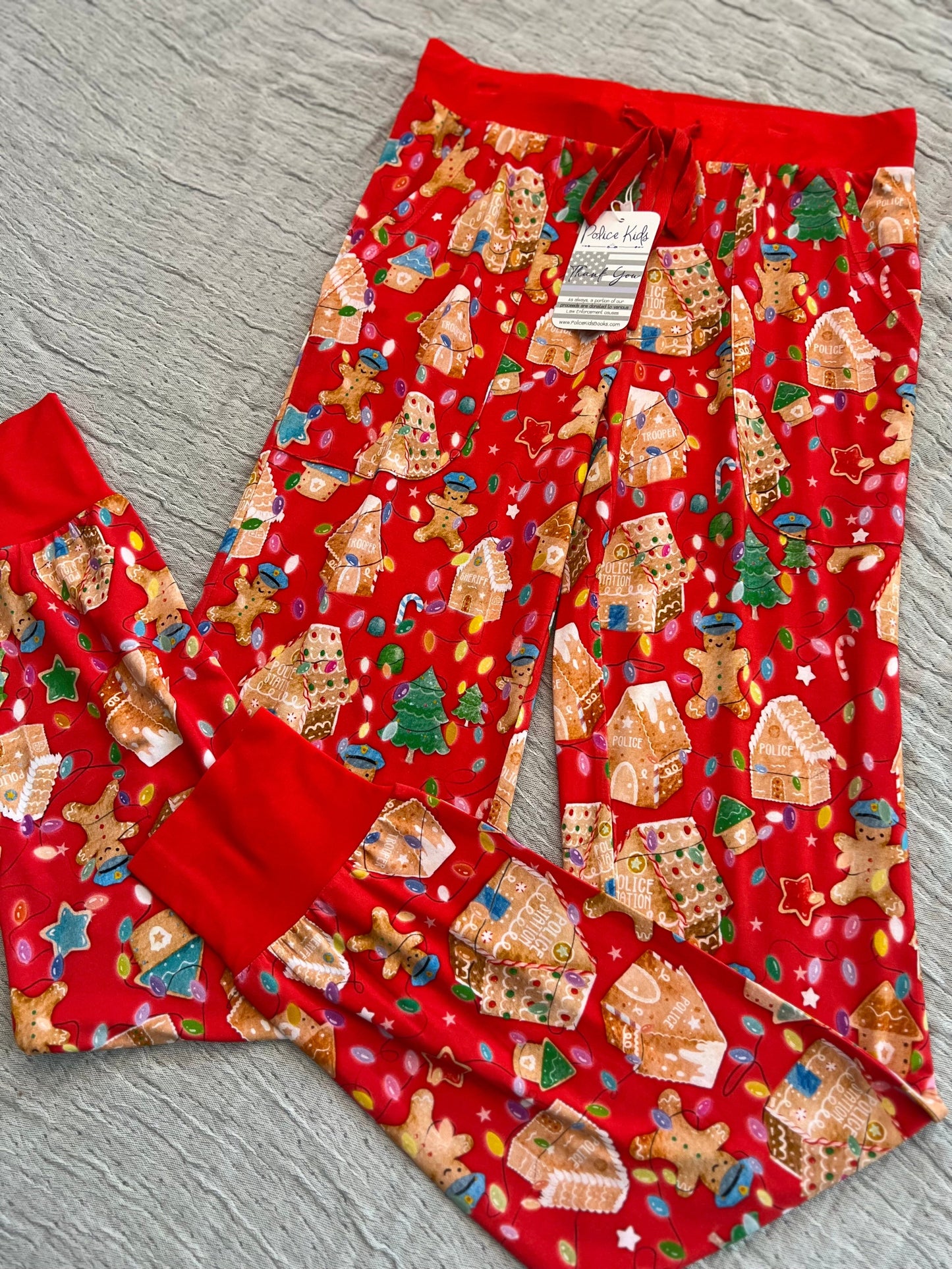 “Gingerbread Dept" Women Comfy Cozies Lounge Pants