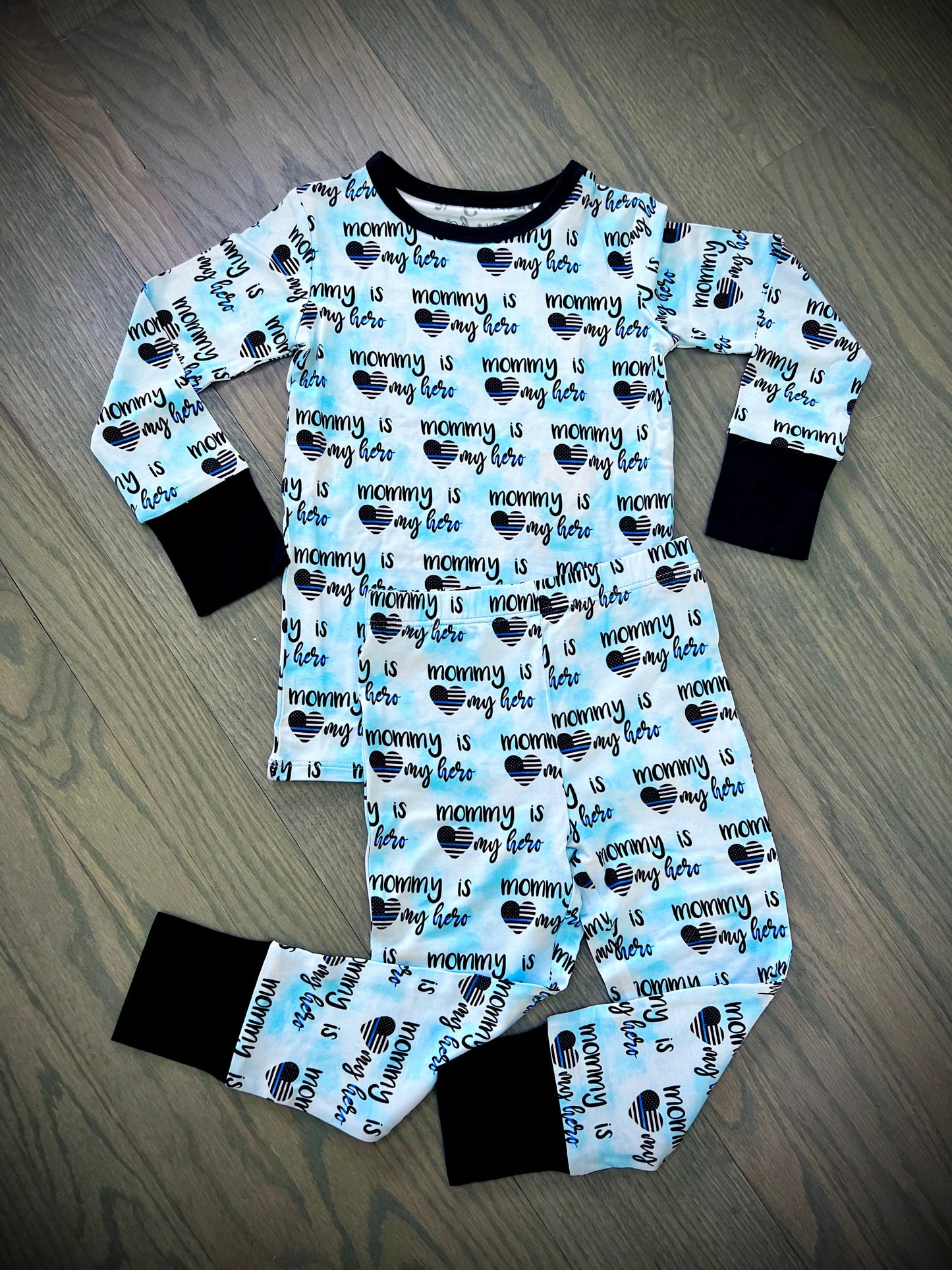 “Mommy’s Little Hero” Two-Piece Comfy Cozies
