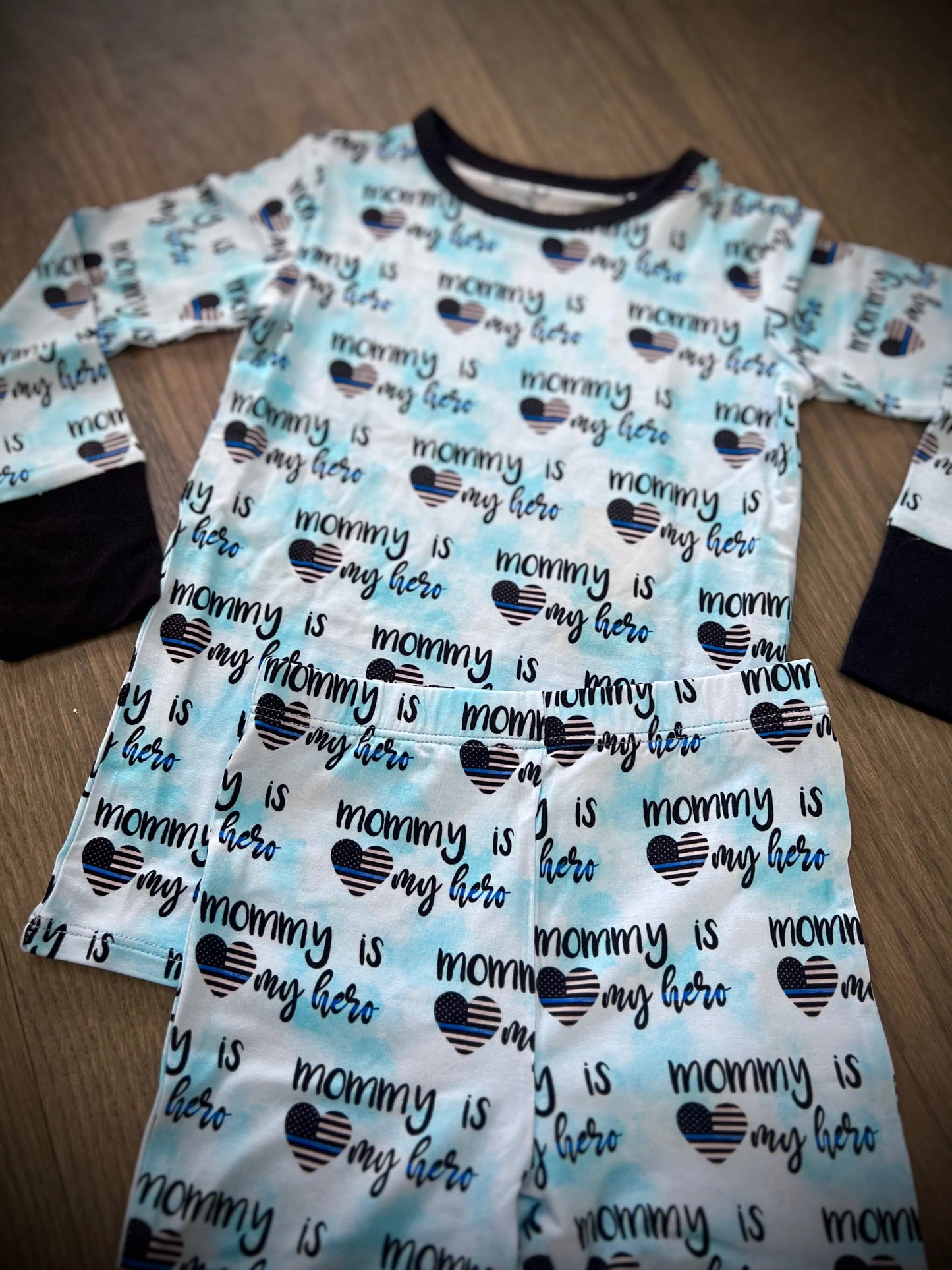 “Mommy’s Little Hero” Two-Piece Comfy Cozies