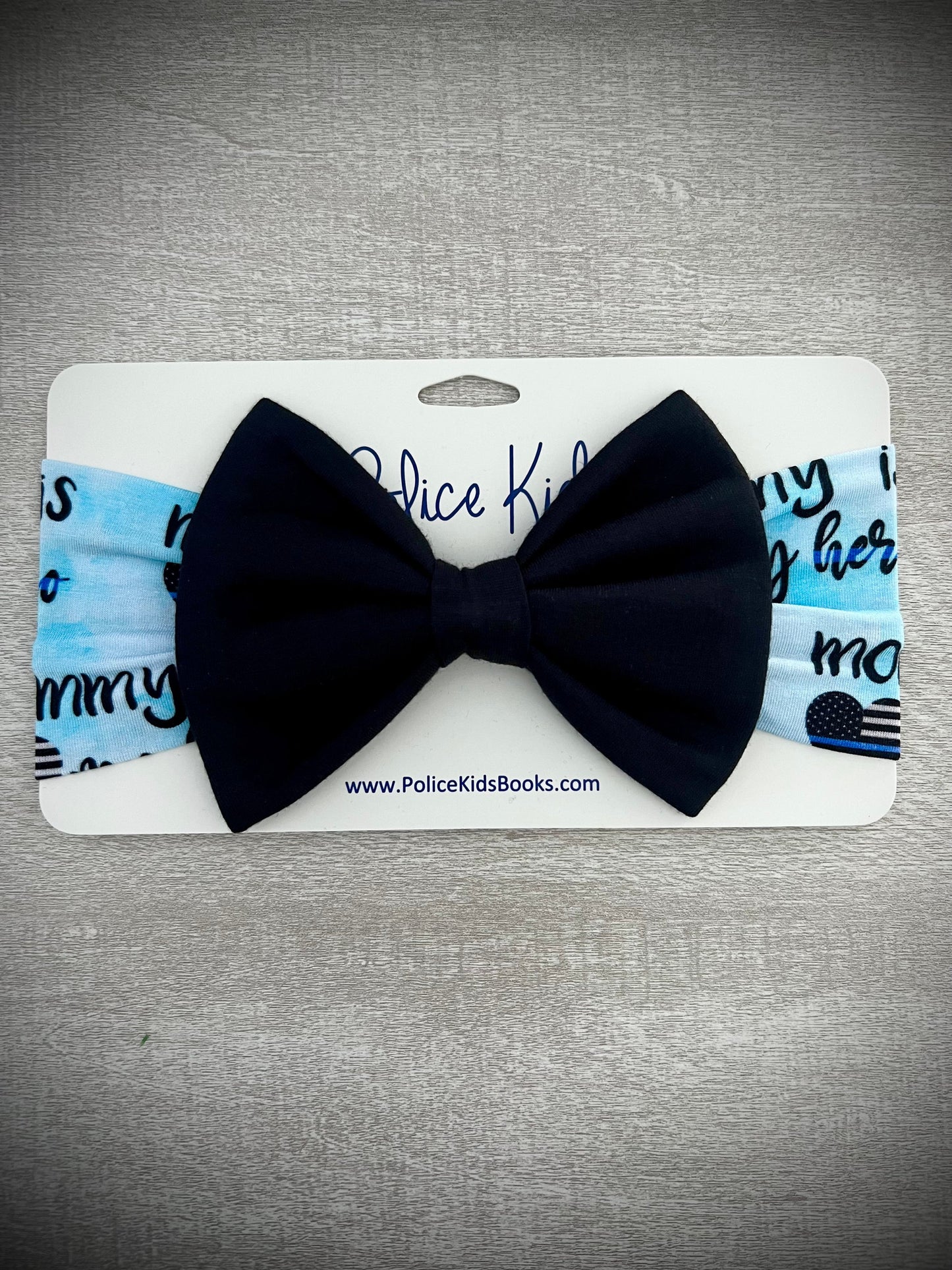 “Mommy’s Little Hero” Deluxe Bow Headband