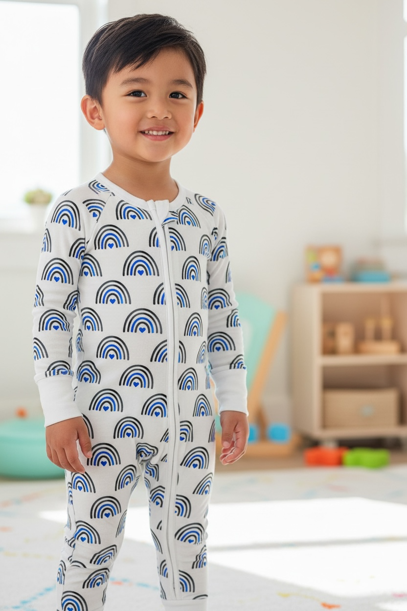 Thin Blue Rainbows Comfy Cozies Zip-Up