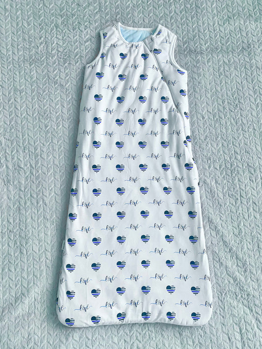 Thin Blue Love Sleepsack/Wearable Blanket 1.0 TOG