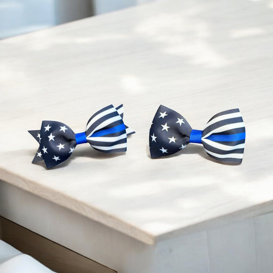 Convertible TBL Alligator Clip Hair Bow OR Bow-Tie