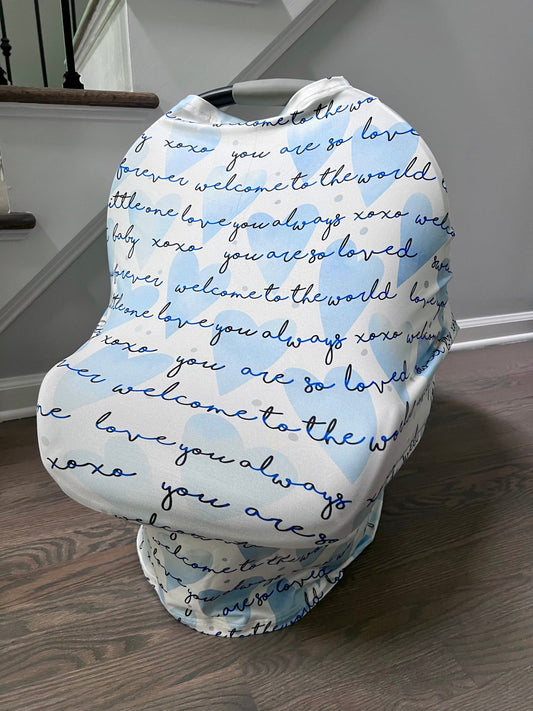 Fitted Cover: Thin Blue Loving You