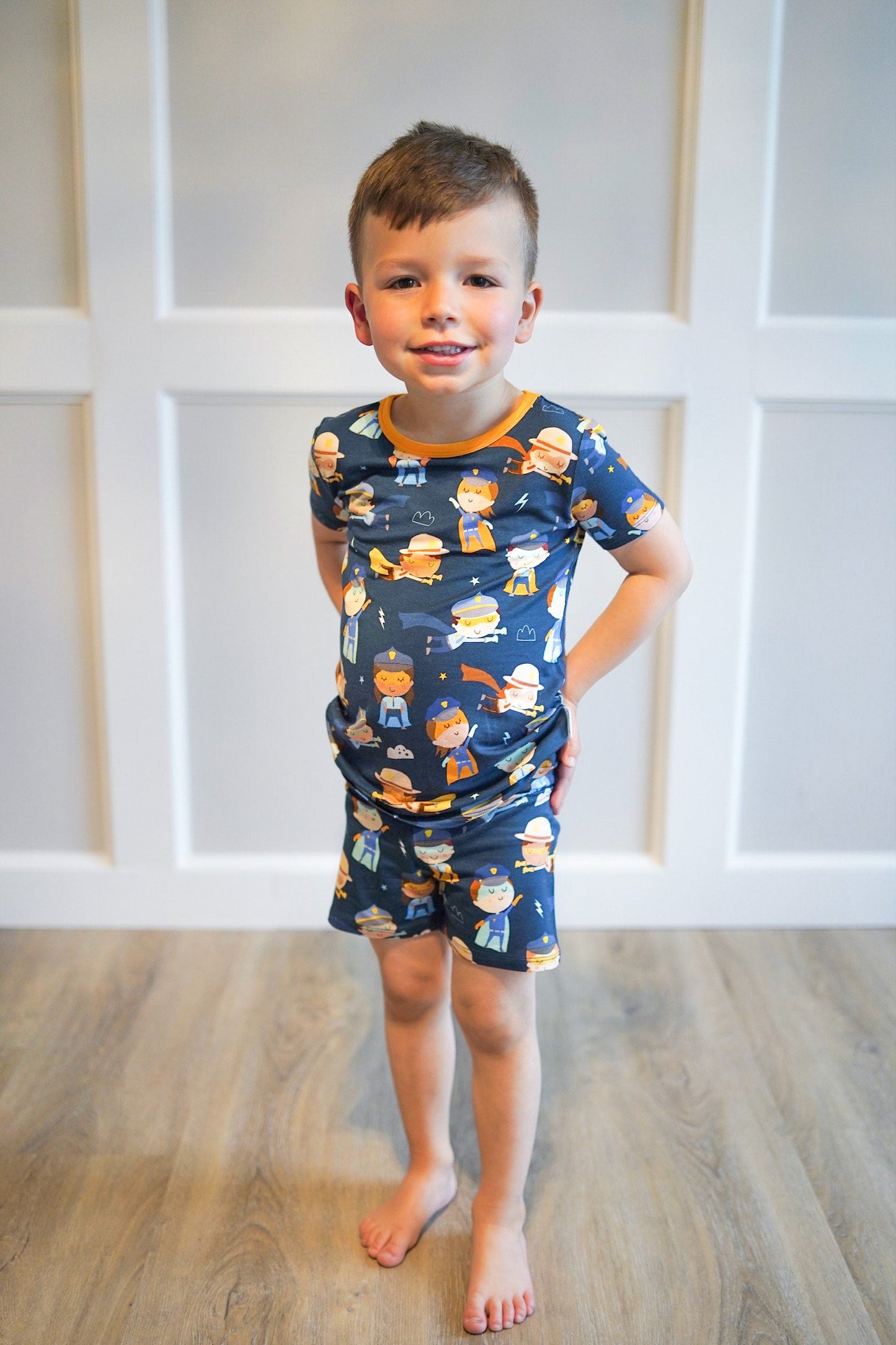 “Real-Life Superheroes” Two-Piece Comfy Cozies Short