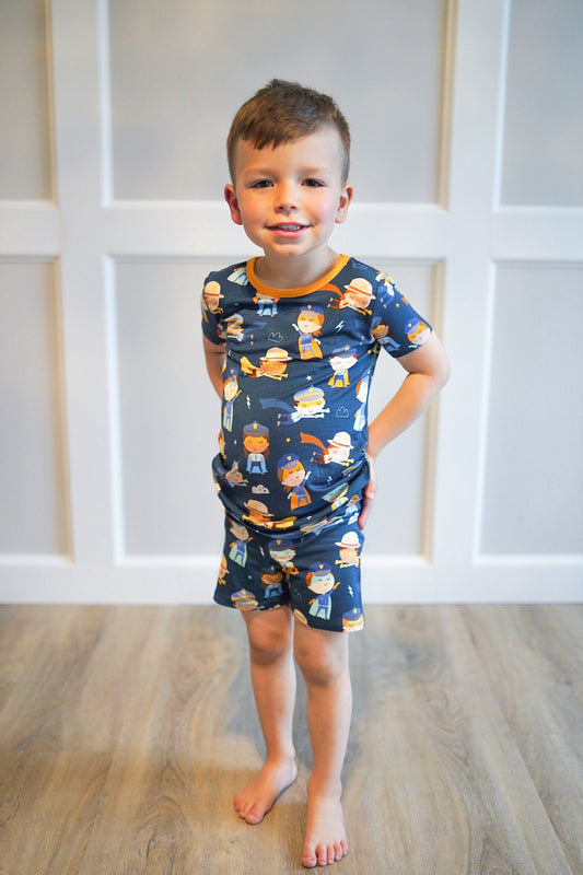 “Real-Life Superheroes” Two-Piece Comfy Cozies Short