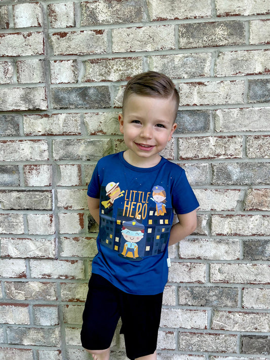 “Real-Life Superheroes” Little Hero Short Sleeve T-Shirt