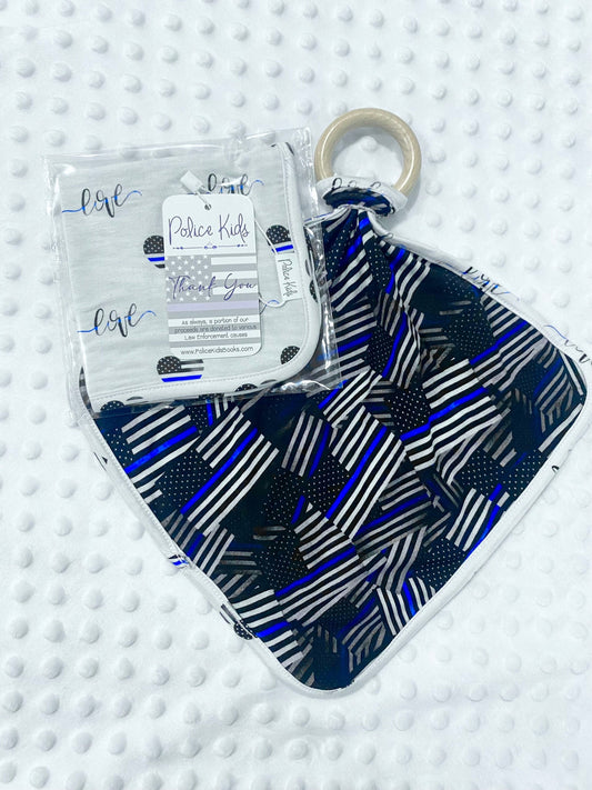 TBL Flags/Love Bamboo Reversible Lovey