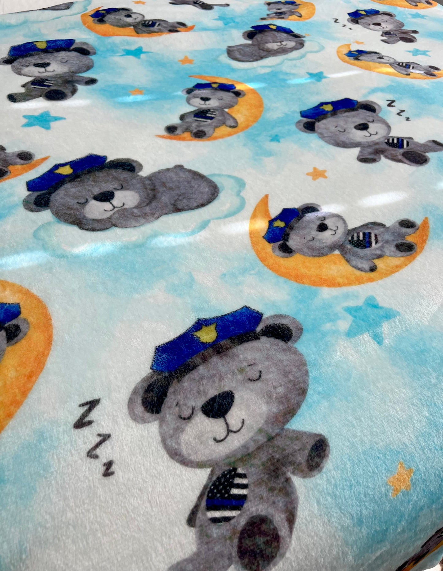 “Blue BuddieZzz” 60x60 Fleece Cuddle Blanket