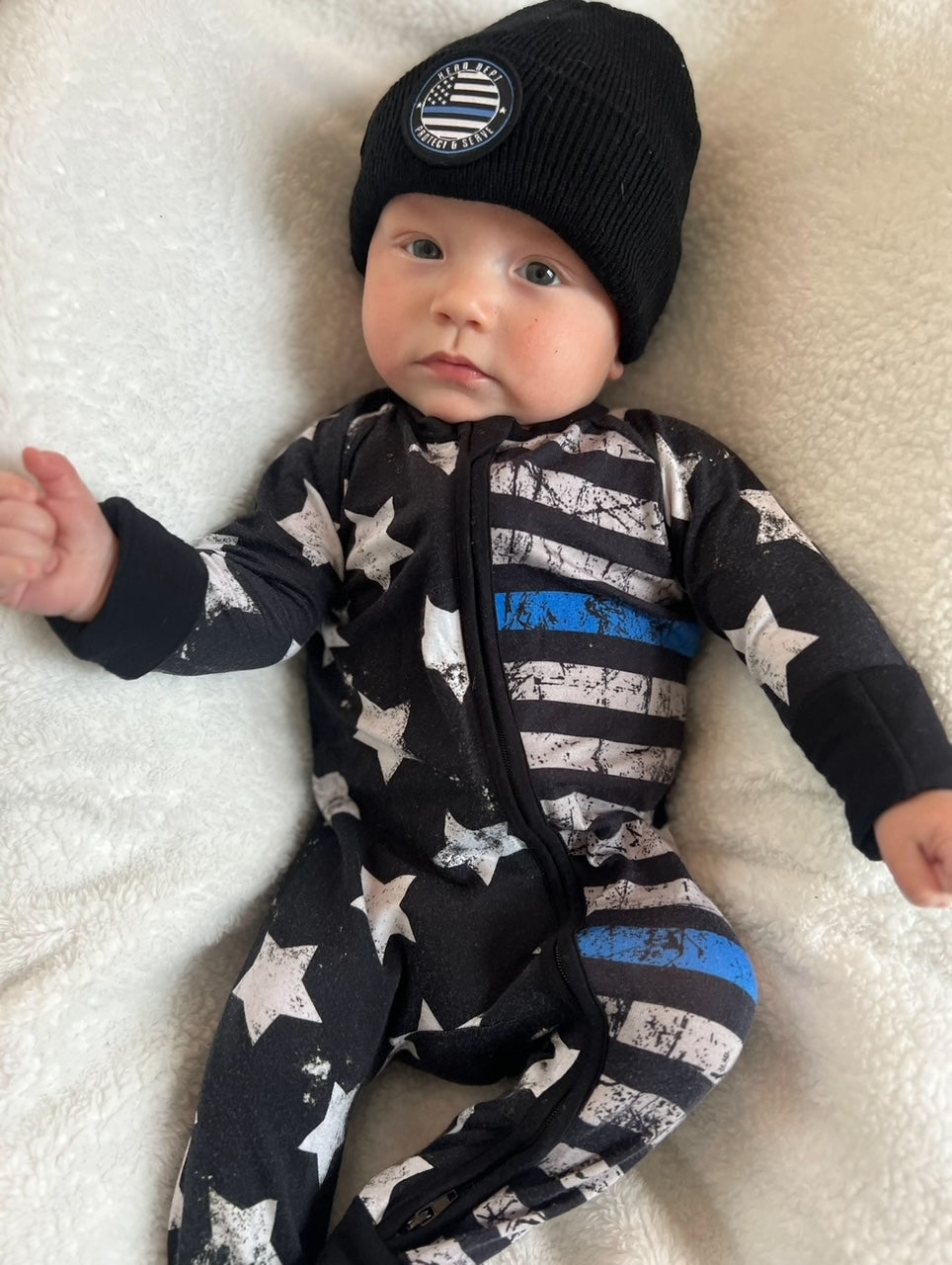 TBL Stars and Stripes Comfy Cozies Zip-Up