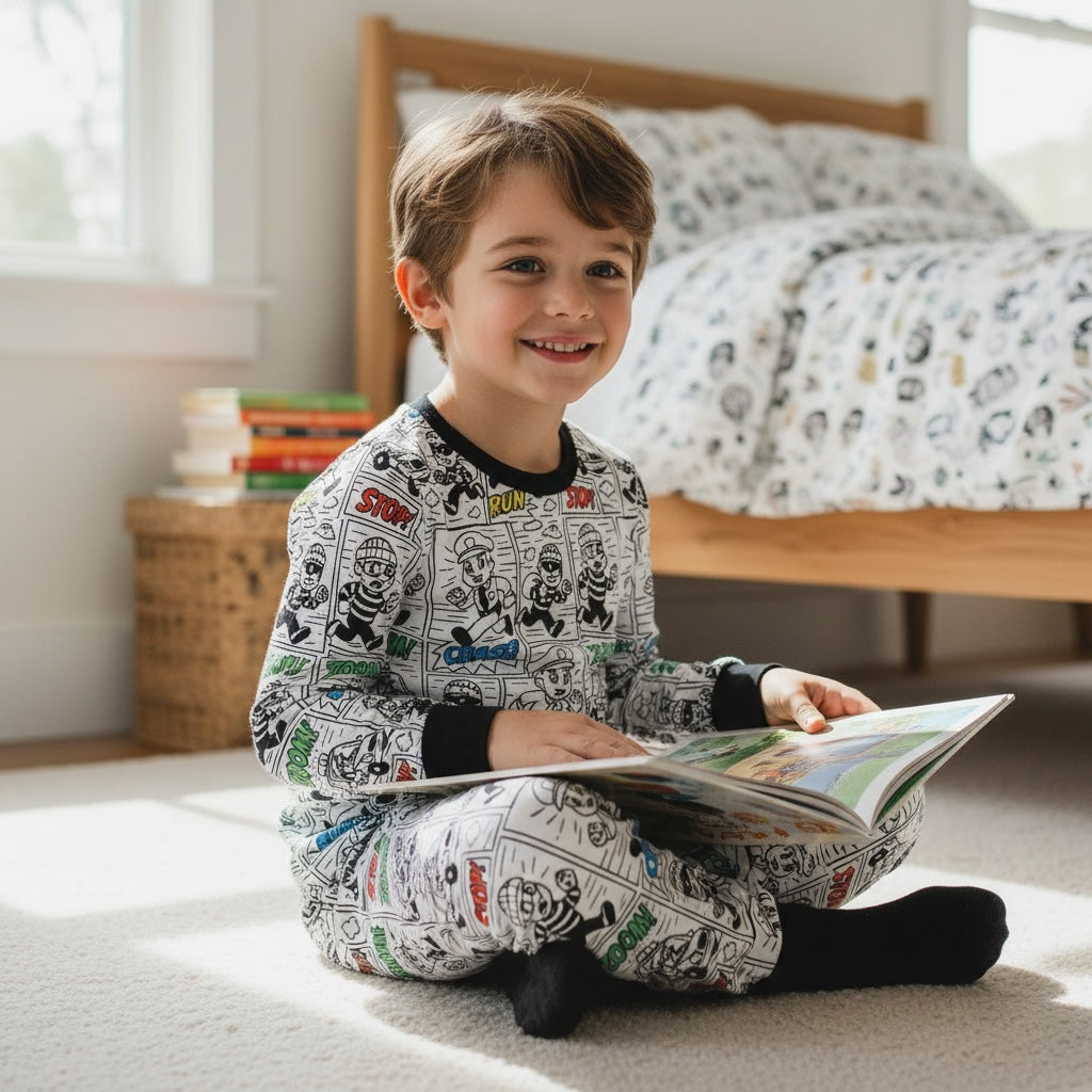 "Cops and Robbers" Two Piece Comfy Cozies