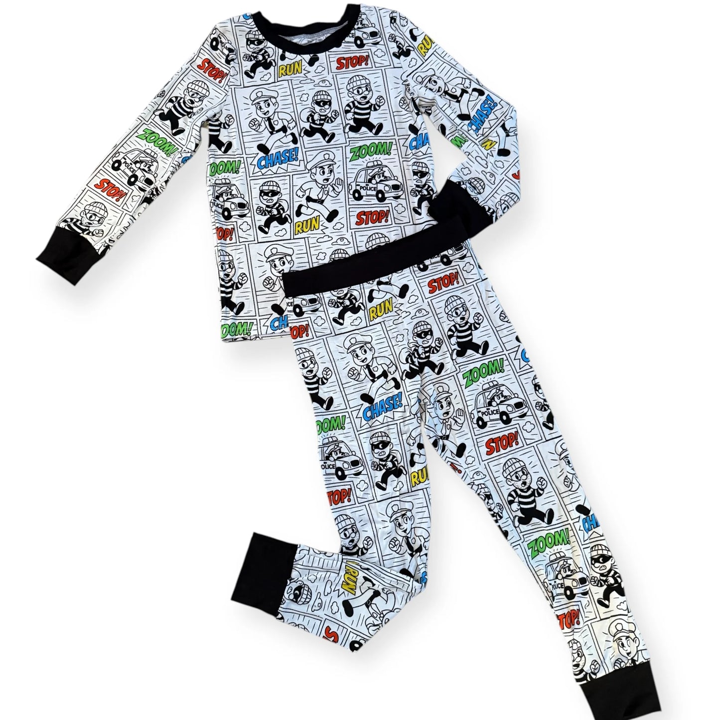 "Cops and Robbers" Two Piece Comfy Cozies