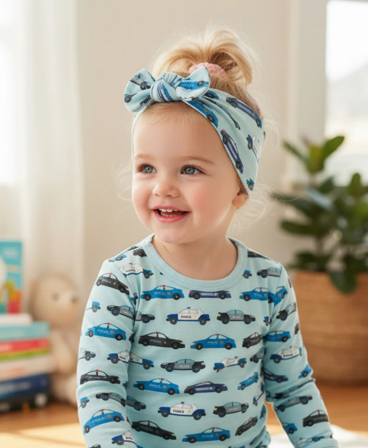 Beep Beep Police Cars Headband