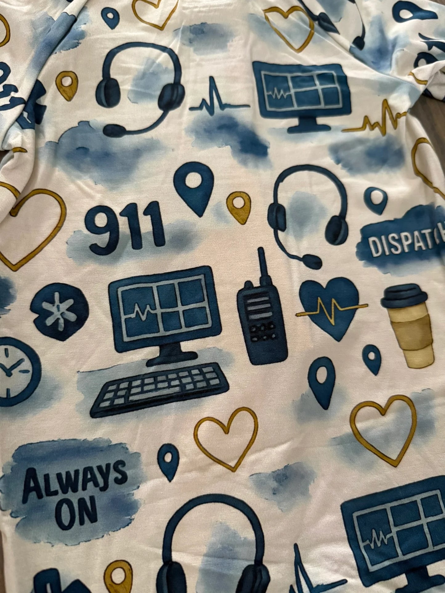 "Dispatch: Behind the Call" Two-Piece Comfy Cozies