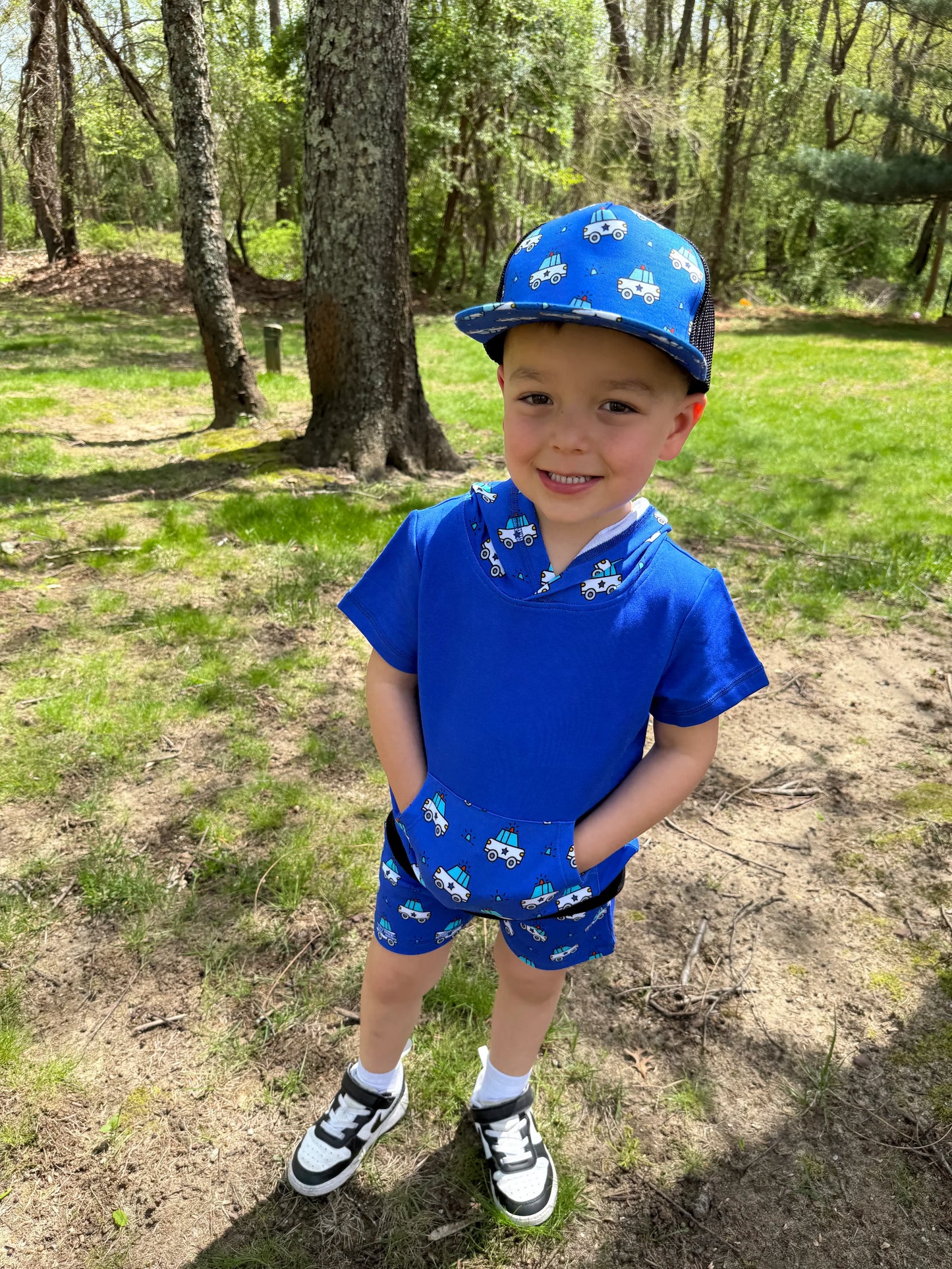 "Ride Along" Hooded Jogger Set - Short or Long