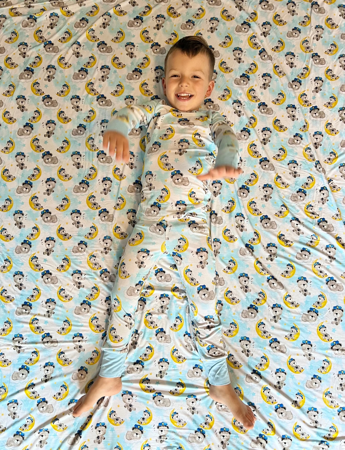 "Blue BuddieZzz” 60x60 Bamboo Blanket