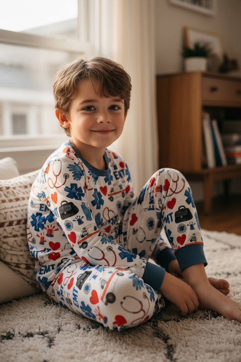 "EMT On Duty" Two-Piece Comfy Cozies