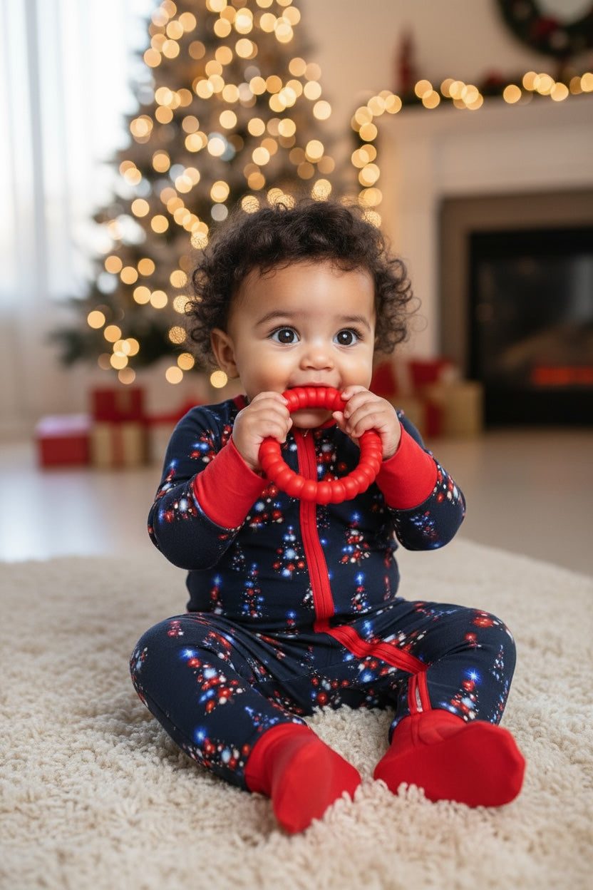 "Flashing through the Night" Comfy Cozies Zip-Up