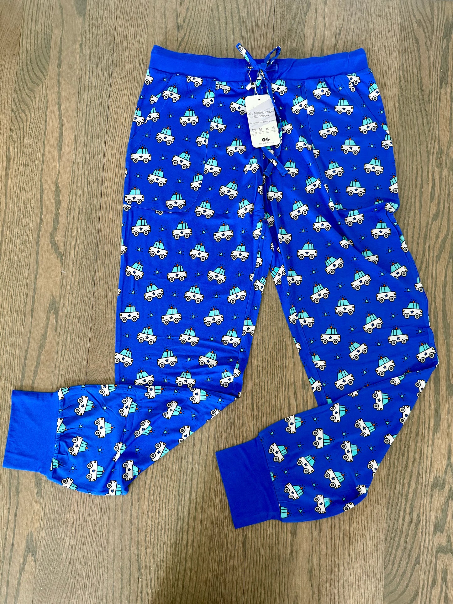 "Ride Along" Women's Comfy Cozies Lounge Pants BLUE
