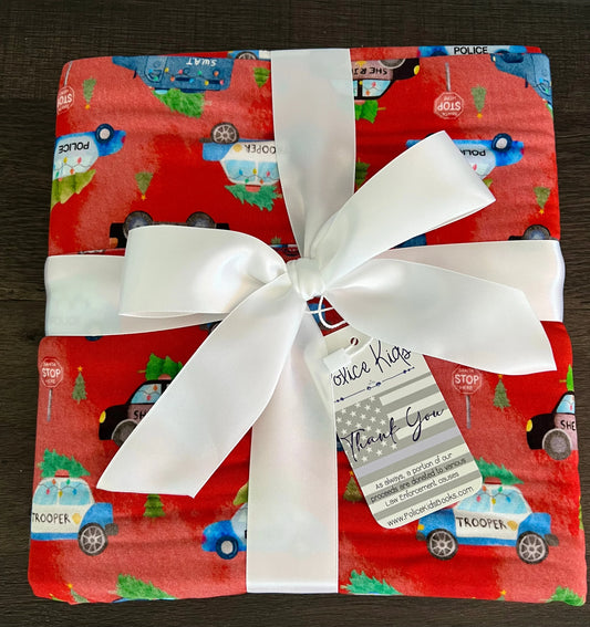 Christmas Cruisers 60x60” Layered Bamboo Blanket