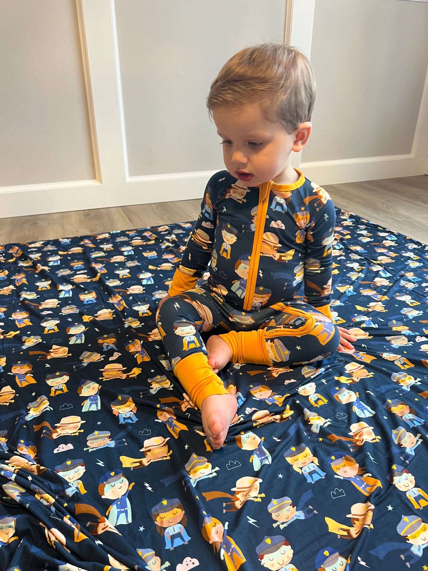 “Real-Life Superheroes” Comfy Cozies Zip-Up