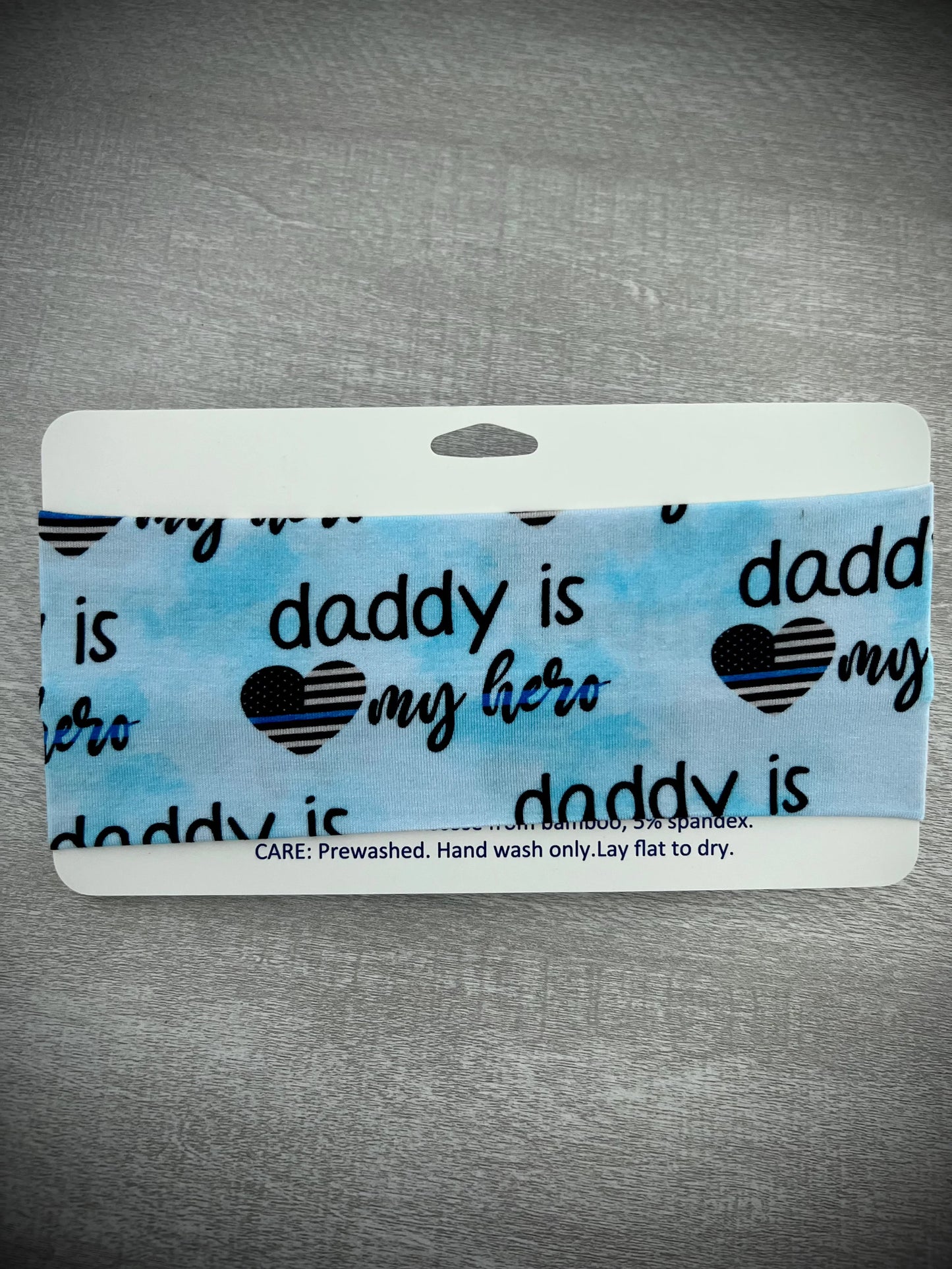 “Daddy’s Little Hero” Deluxe Bow Headband