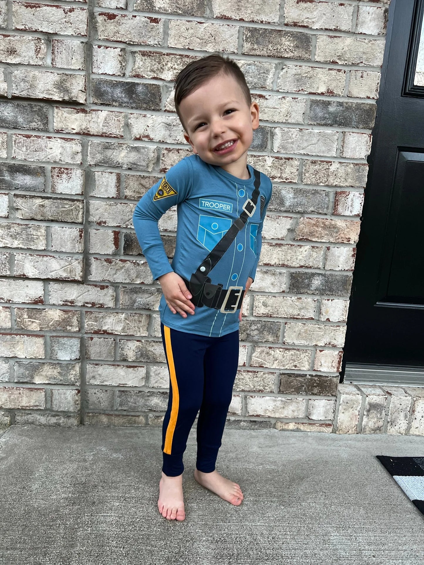 Law Enforcement Uniform Comfy Cozies - Choose Style