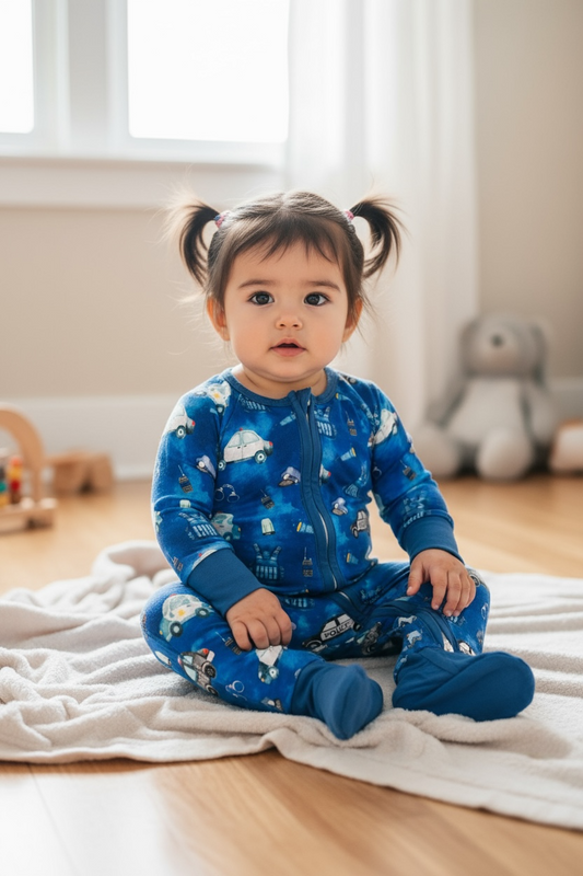 "Ready for Duty" Comfy Cozies Zip-Up