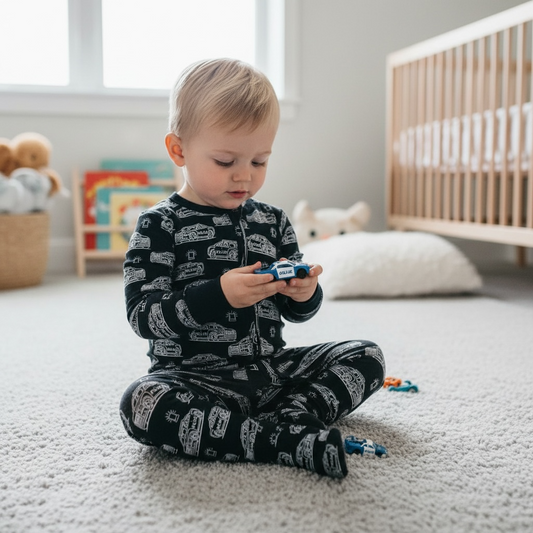 “Midnight Shift” Comfy Cozies Zip-Up