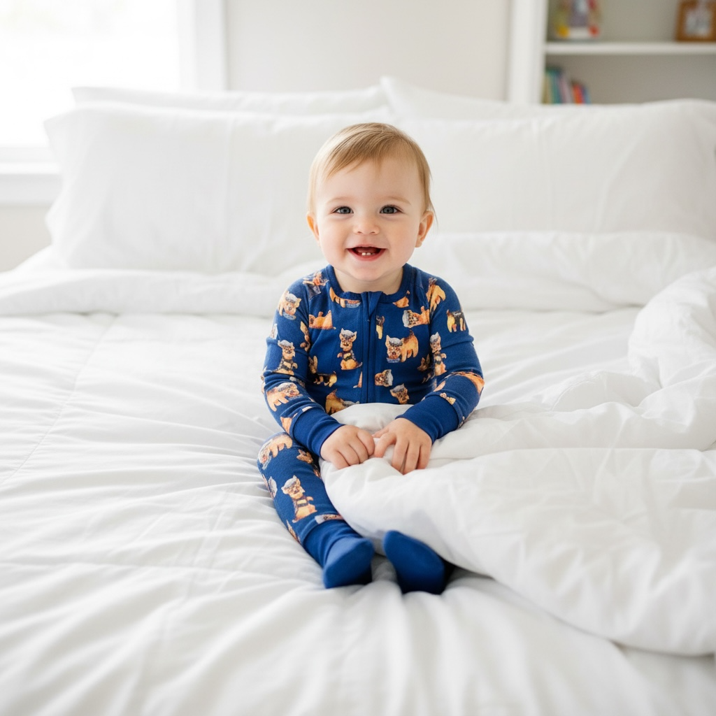 “K9 Rookie Pups” Comfy Cozies Zip-Up