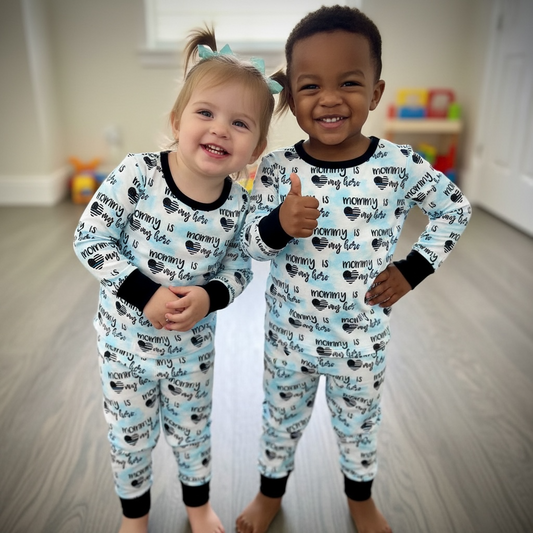 “Mommy’s Little Hero” Two-Piece Comfy Cozies