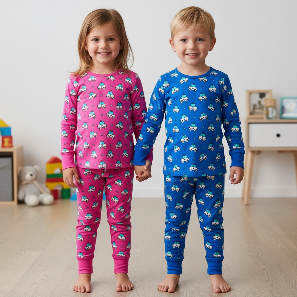 "Ride Along" Two-Piece Comfy Cozies (Long) - Choose Color